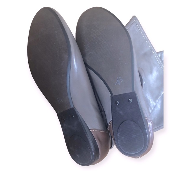 B Makowsky Rebay Leather Upper Slouchy Boots - Picture 3 of 4